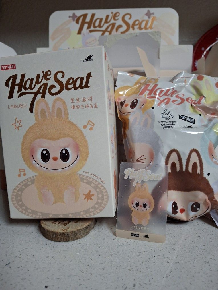 Popmart Have A Seat LABUBU- BABA