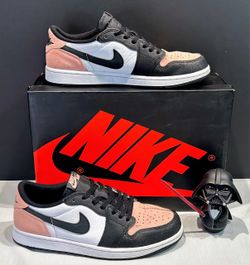 Nike Air Jordan 1 Low Retro ‘Bleached Coral’: Men’s Size 9.5