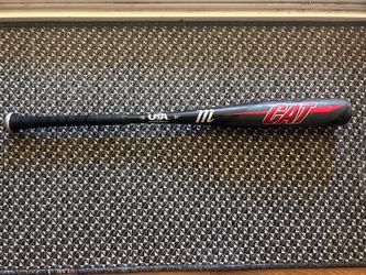 Youth Baseball Bat USA, 2023 Marucci CAT 31”/26 (-5). Red/Black color way. Used
