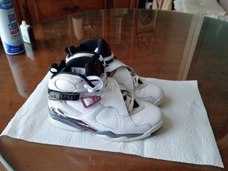 Air  Jordan retro 8 burgundy.womens size  6.5