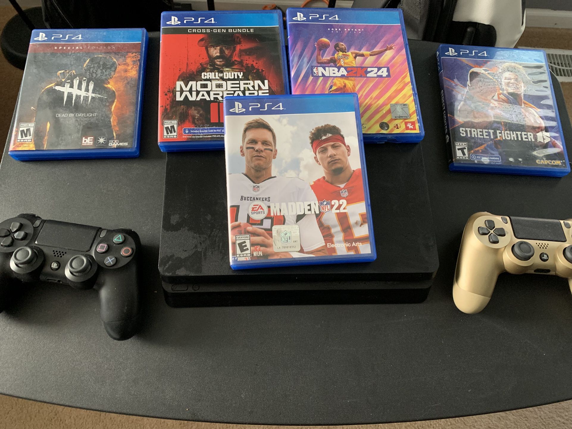 PS4 W/Games & 2 Controllers