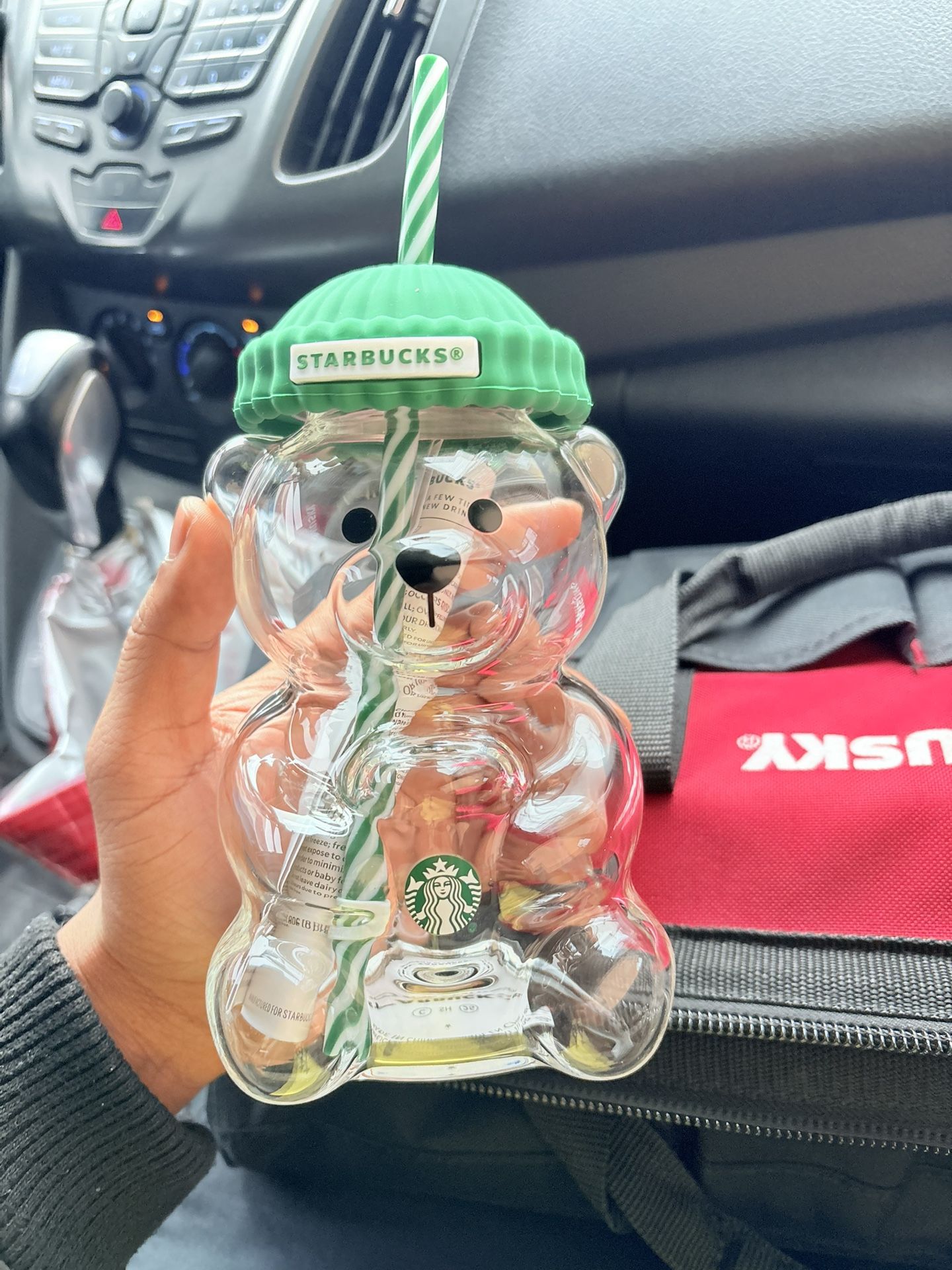 Starbucks, teddy bear cup