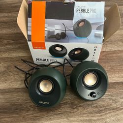 Creative Pebble Pro Speakers – Like New, Box Included