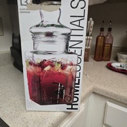 Glass Beverage Dispenser 