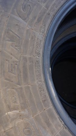 4 used tires 285 75 r16 toyo at $200