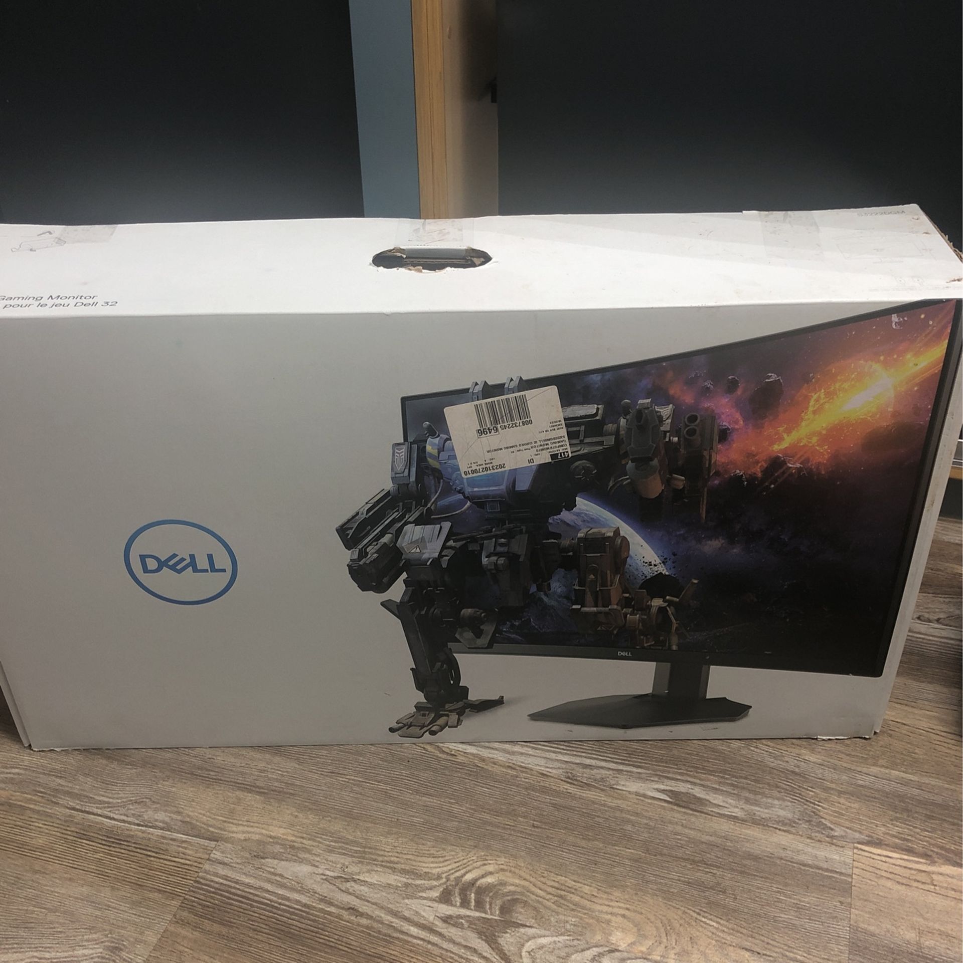 NEW OPEN DELL 31.5’ CURZED QHD 165 HZ FREESYNC GAMING MONITOR  S3222DGM