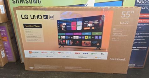 55UA77 55” Lg smart 4k led Uhd tv