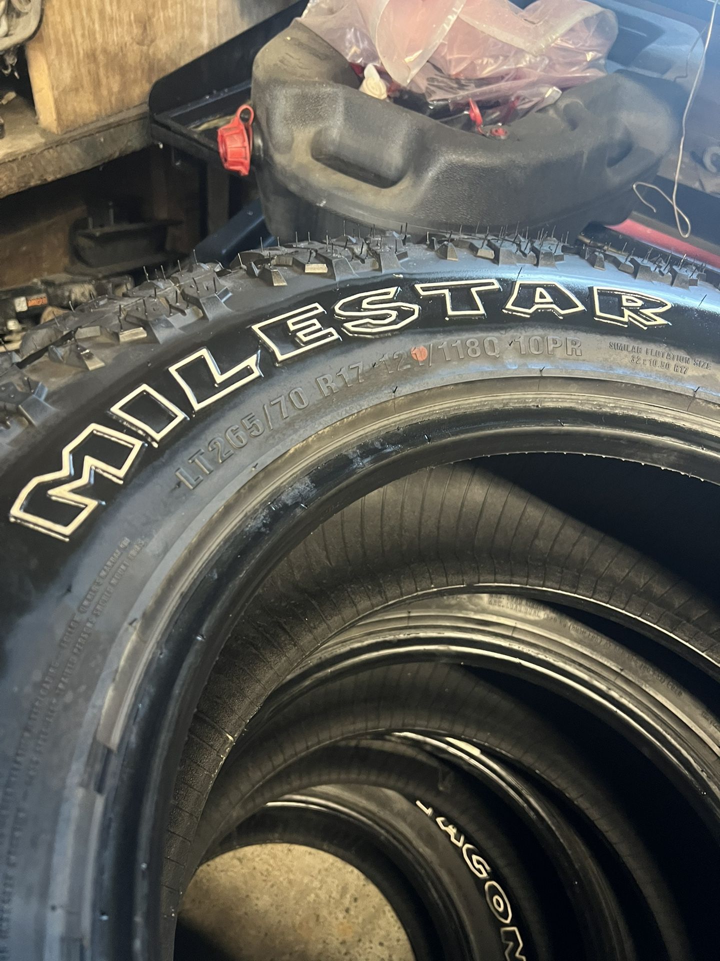 Milestar Patagonia LT 265/70R17 Tires Good condition