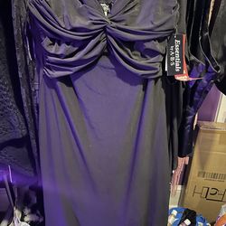 Y2K prom Dress Black Size 8