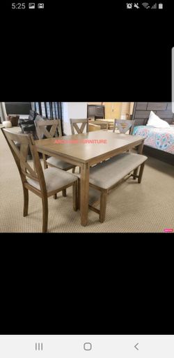 New 6pc. Dining table set