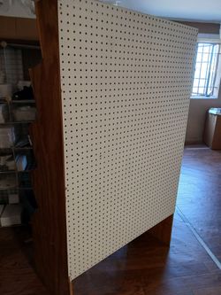 CLOSING STORE PEG BOARD STAND