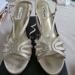 Nina Platform Wedding Occasion Sandals Size 7.5 $15