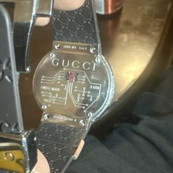 Gucci Watch , White Dimonds , Stainless Steel 
