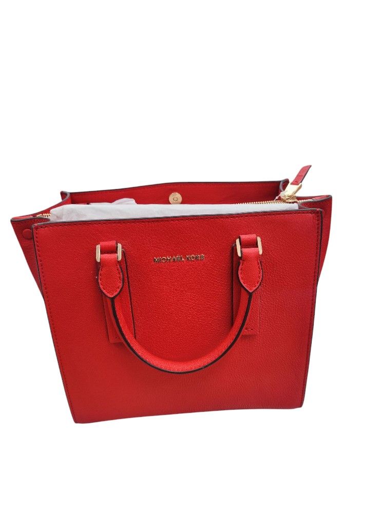Red Michael Kors Handbag