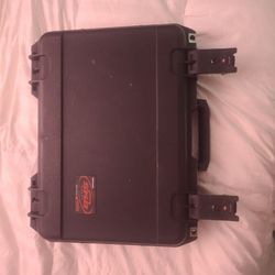 black SKB iSeries injection-molded waterproof hard equipment case