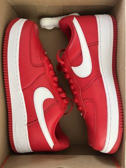 Mens Nike Air Force 1 Low Retro QS (University Red)