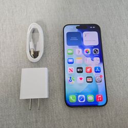 Apple iPhone 15 Pro 5G - UNLOCKED - Like New (Titanium Gray)