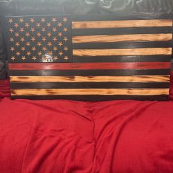American Flag  Wood 
