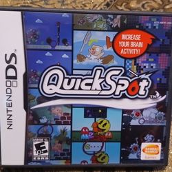 Quickspot Nintendo DS Video Game 2007 Puzzle Thinking 