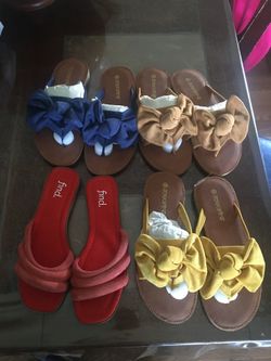 Pretty sandals$30 for the 4 or $10 each pair