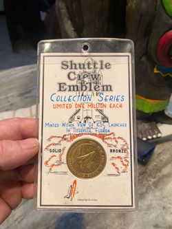 Rare space shuttle competitive coin