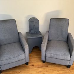 Gray Recliners - 2