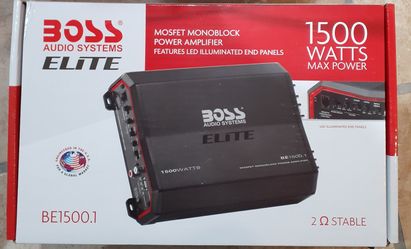 Brand new 1500 watt monoblock amplifer