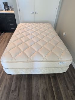 Full Double Mattress with Box Spring