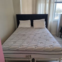 Queen Bed Frame Matterss And Headboard 