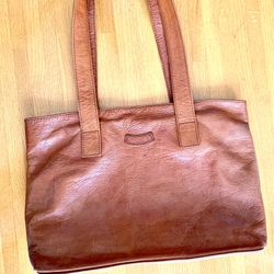 Tote, Raw Leather Custom Built Hand/shoulder Bag 