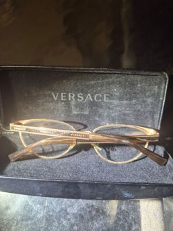 Genuine Versace reading glasses w/ case