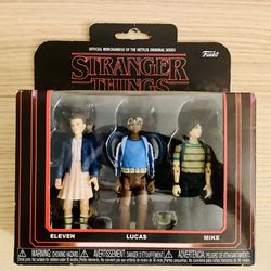 FUNKO STRANGER THINGS ELEVEN LUCAS MIKE COLLECTIBLE ACTION FIGURES