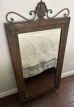 Beautiful ornate Distressed Mirror