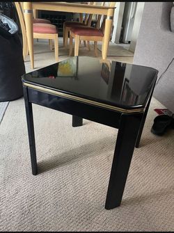 2 Black Chic Side Tables