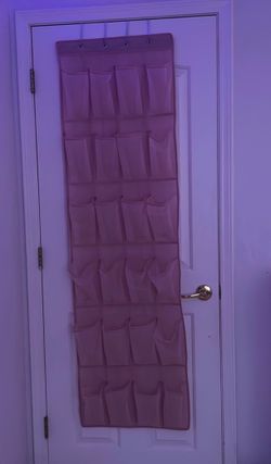 Pink shoe organizer
