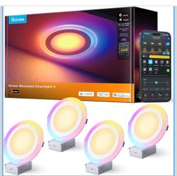 Govee Smart Recessed Lighting 4 inch, 4 pack