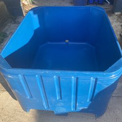 Insulated Retail Display Blue Box with Ice Tray 