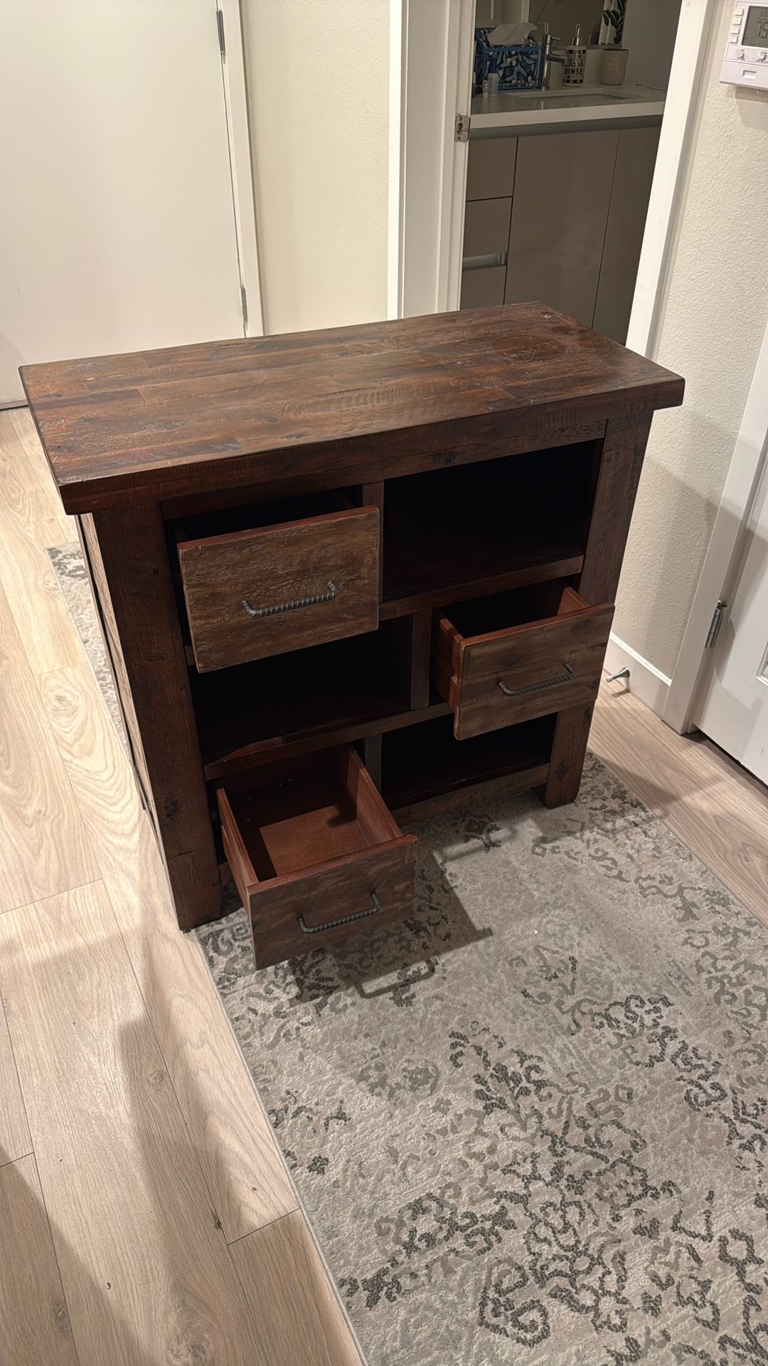 Wooden Table /cabinets