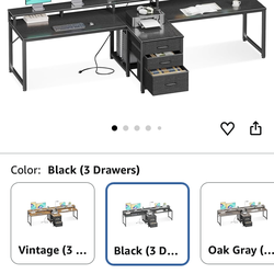 2 sides double desk in great condition! bought a year ago and built it, but never ended up really using it.