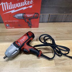 Milwaukee 1/2 in. Impact Wrench with Rocker Switch and Detent Pin Socket Retention