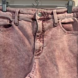 Like New Women’s Size 10/30R Red/pink Tie-Dye Wash Jeans $8
