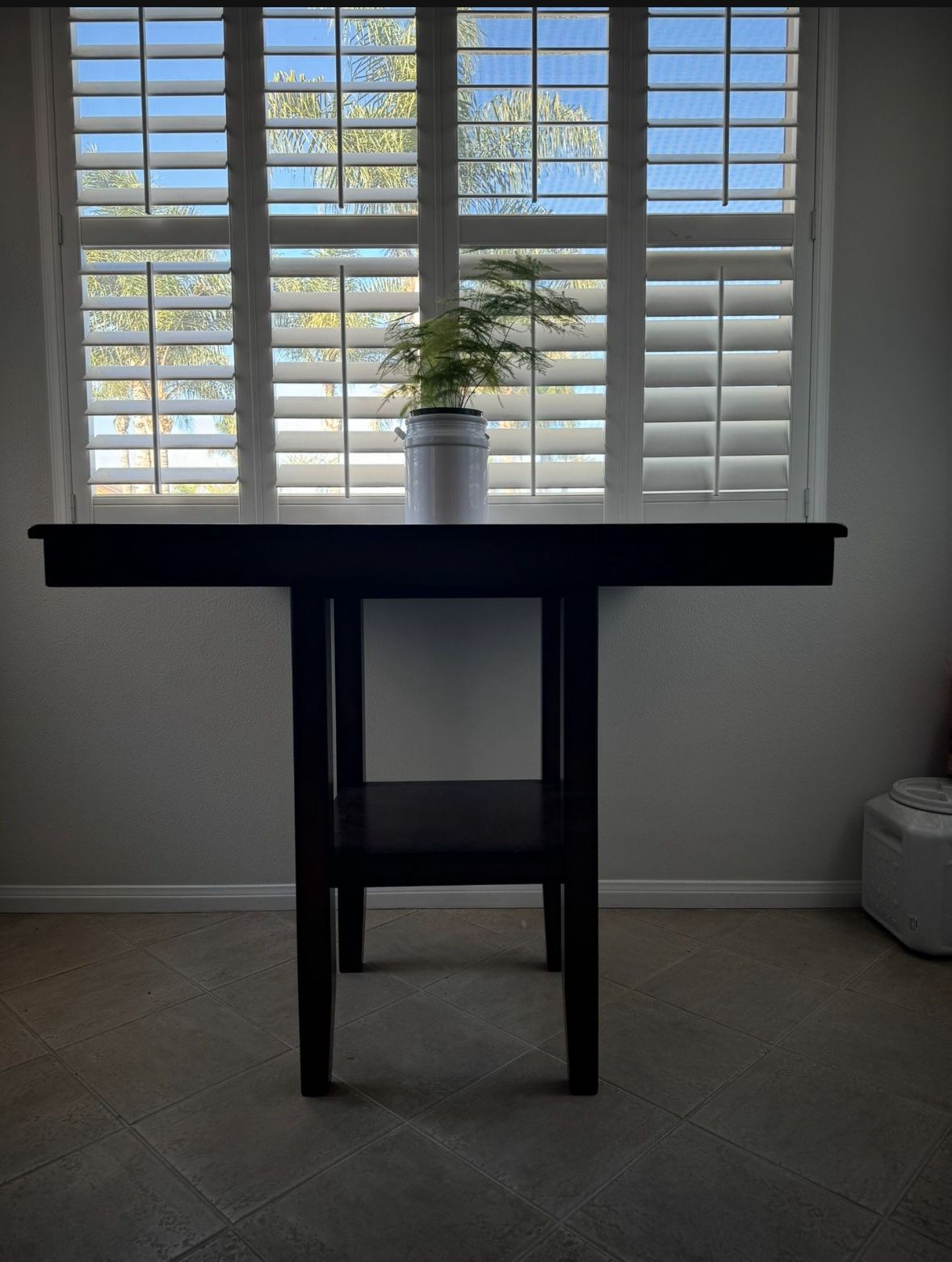 Square Bar Height Table