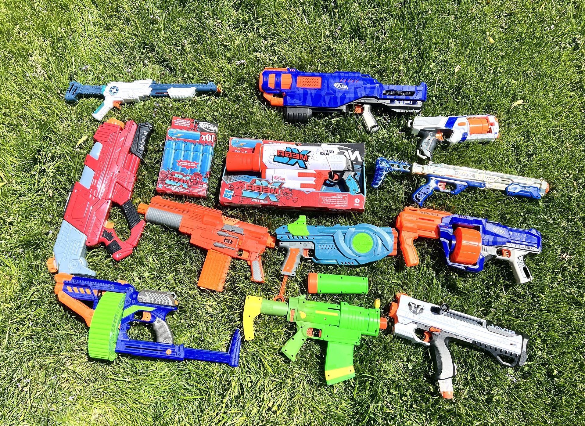 Nerf Gun Lot - 60+ All Work 