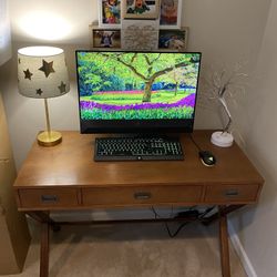New Modern X-Frame Desk with 3 Drawers