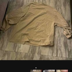 Essentials Long Sleeve Heather Gold Sz L