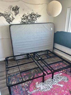 Adjustable queen size bed frame