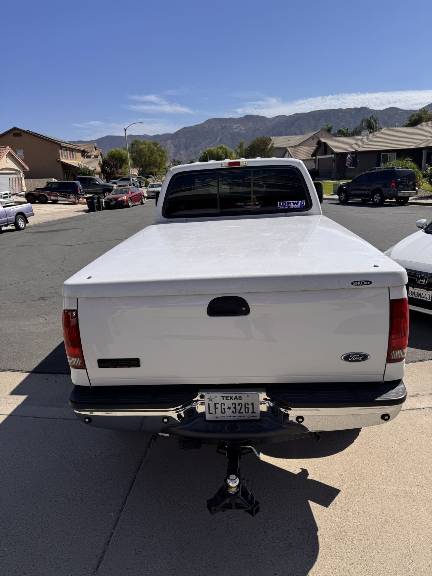 Extra Large Truck, Bed Cover. White