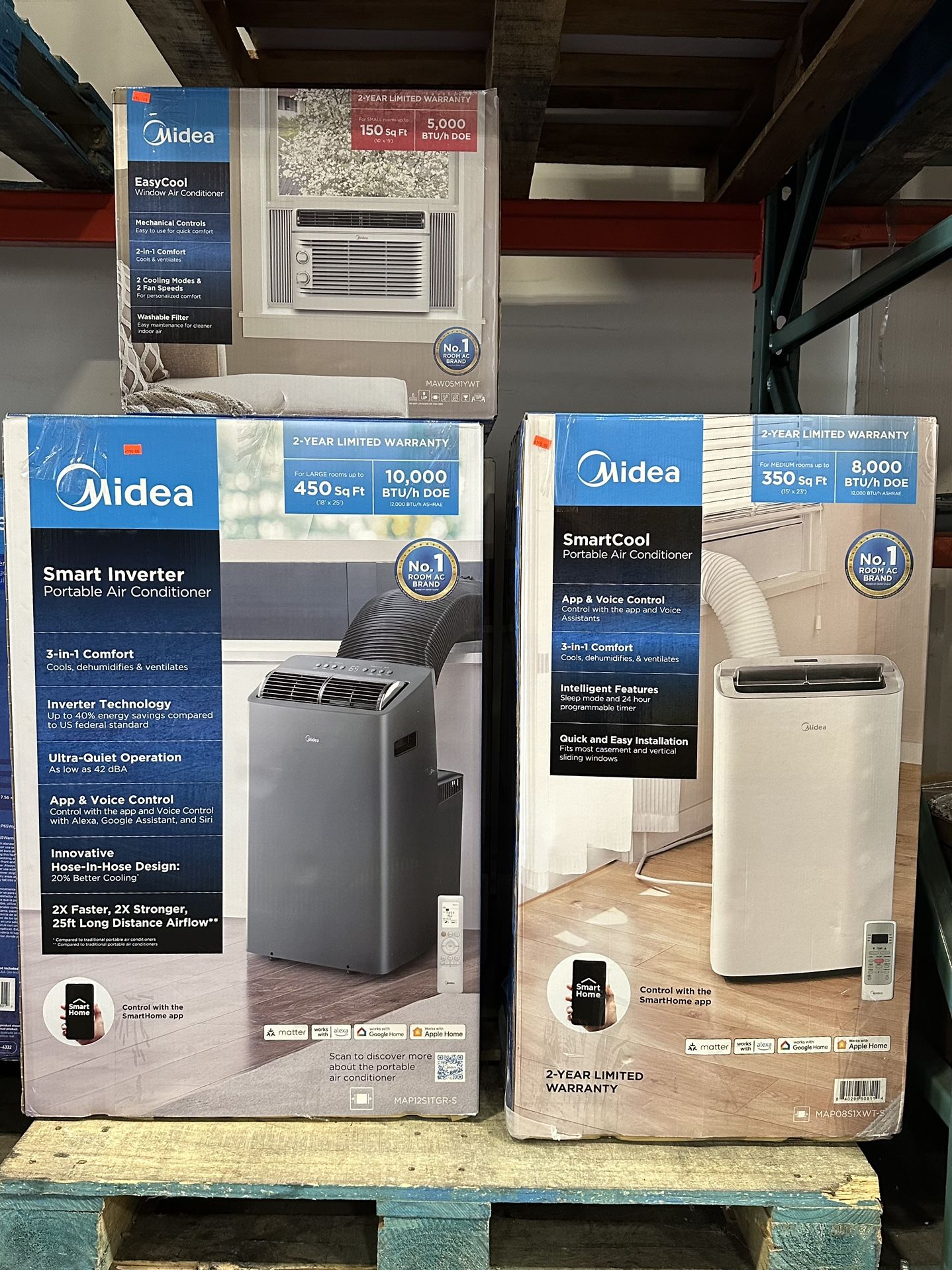 !HUGE SALE! Midea AC Units Starting At Just $75 All Brand New In Box