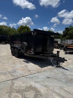 AMP 7 x 14 High Side Dump Trailer 14k