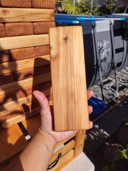 HAVE FUN FOR THE 4TH ! GIANT OUTDOOR WOOD STACKING BLOCK GAME
